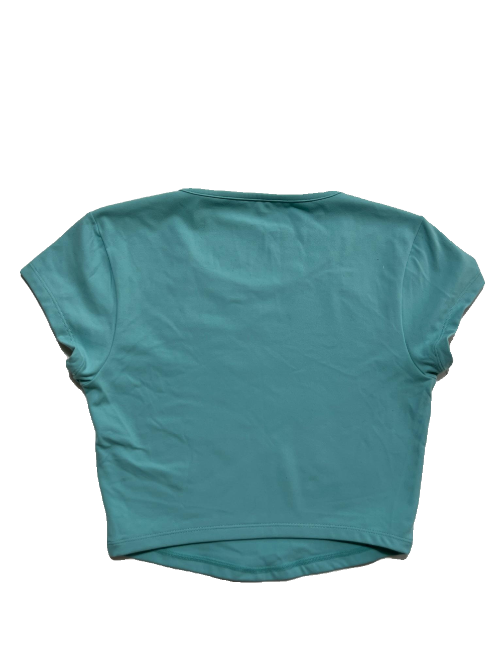 Sporty & Rich- Blue Cropped Tee