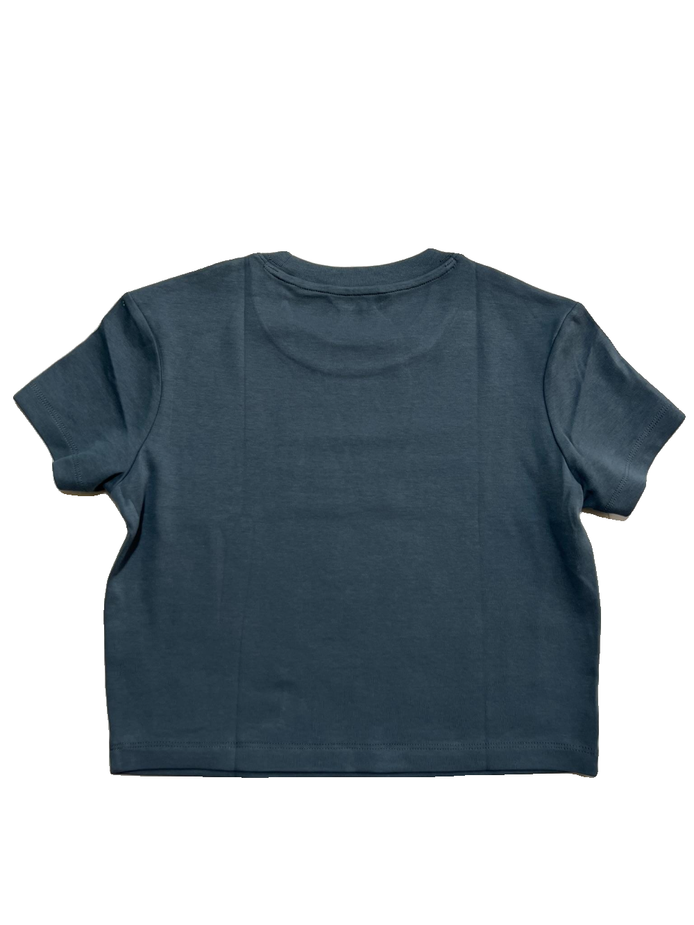 Cuts- Blue Cropped Tee