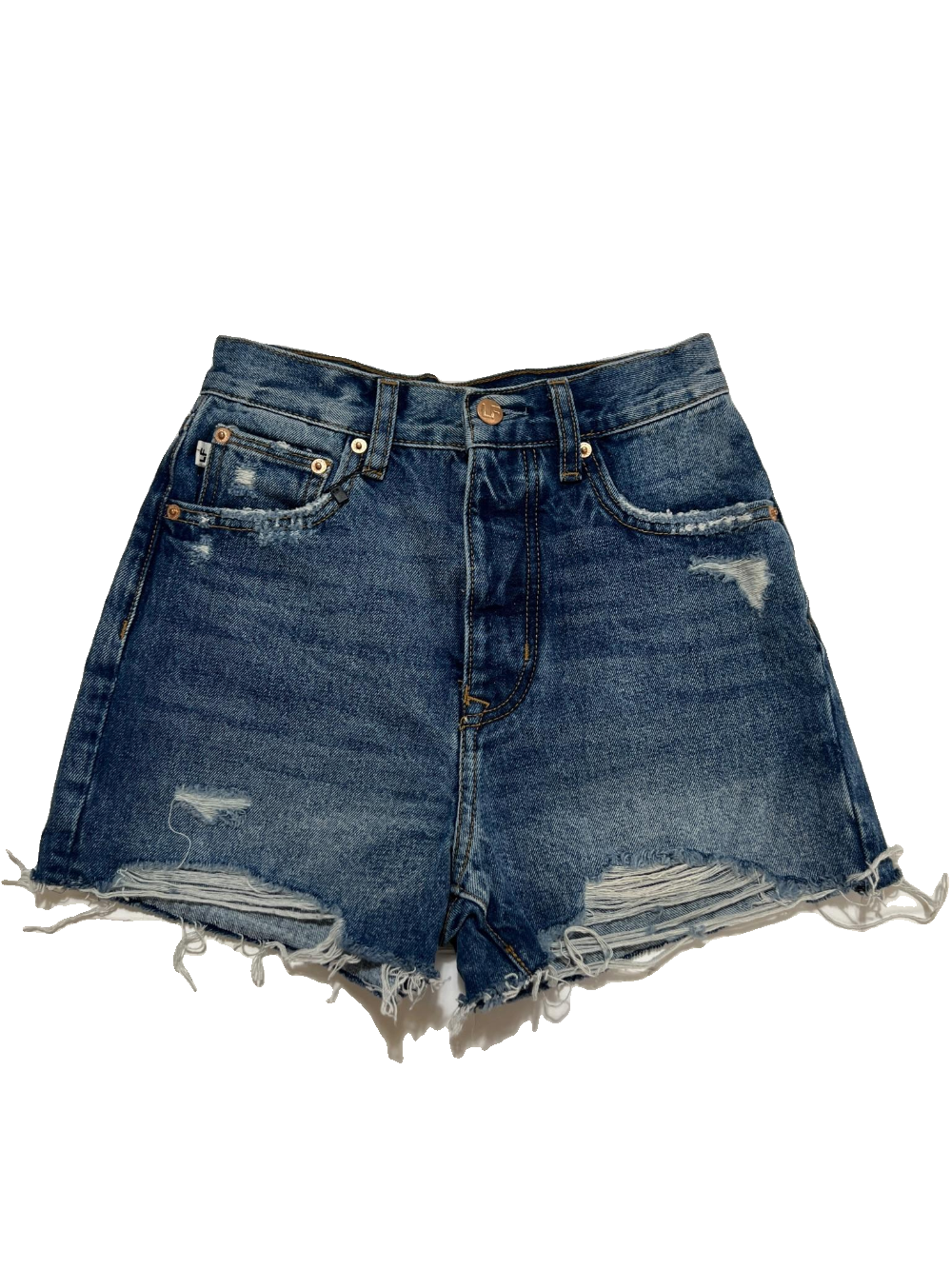 Lovers and Friends- Distressed Denim Shorts