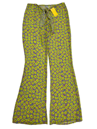 Bananhot- Green Floral Pants NEW WITH TAGS!