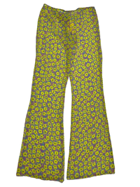 Bananhot- Green Floral Pants - NEW WITH TAGS