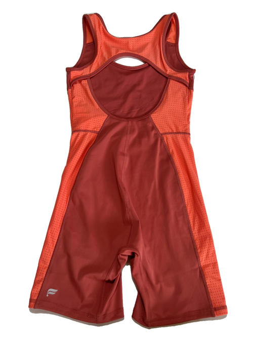 Fabletics- Orange Red Jumpsuit NEW WITH TAGS!