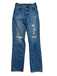 Levi's- Blue Distressed Jeans