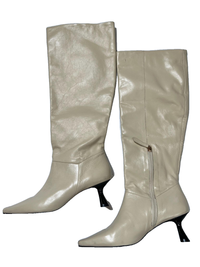 Raye - Beige High Knee Boots