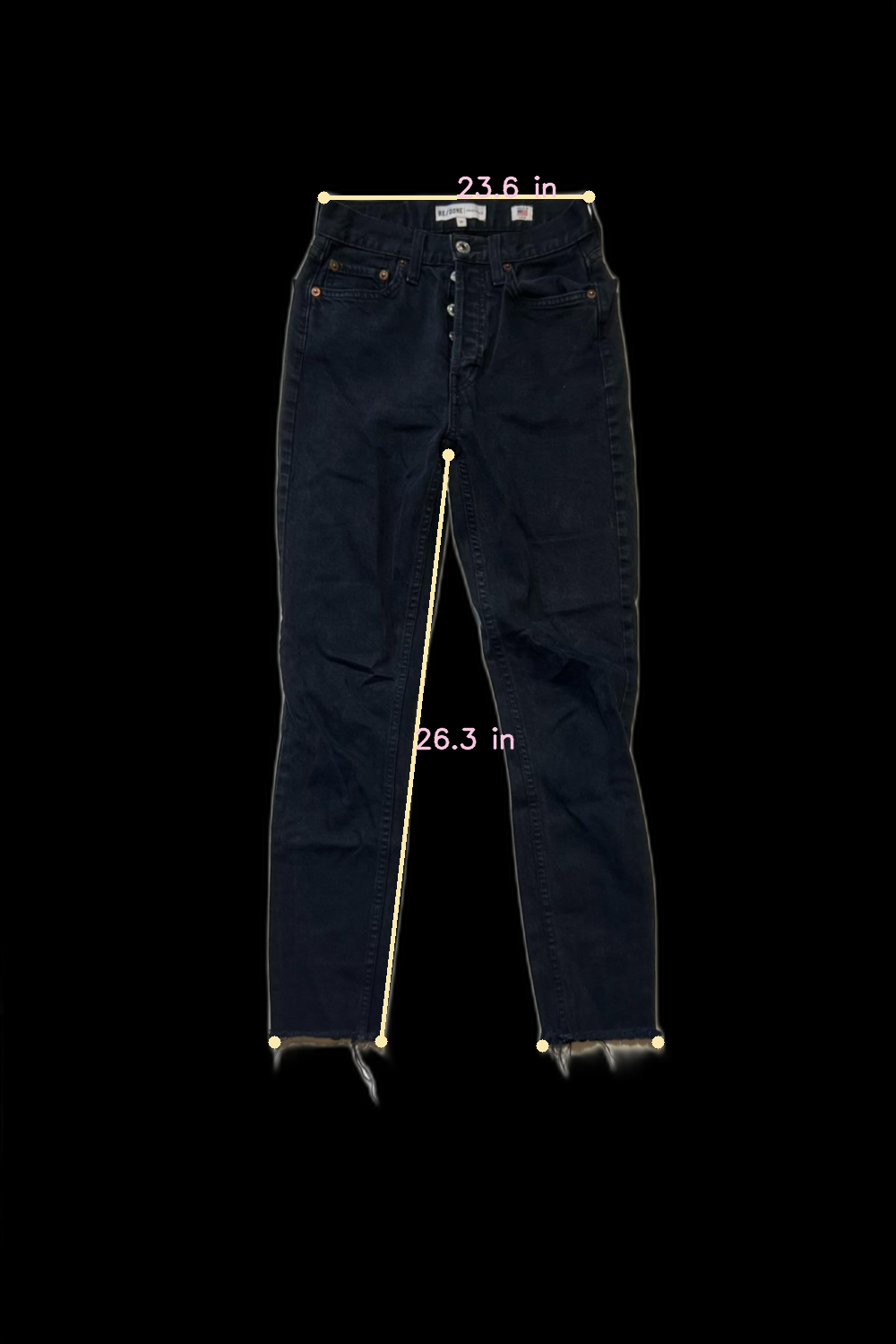 Re/Done - Black Skinny Jeans