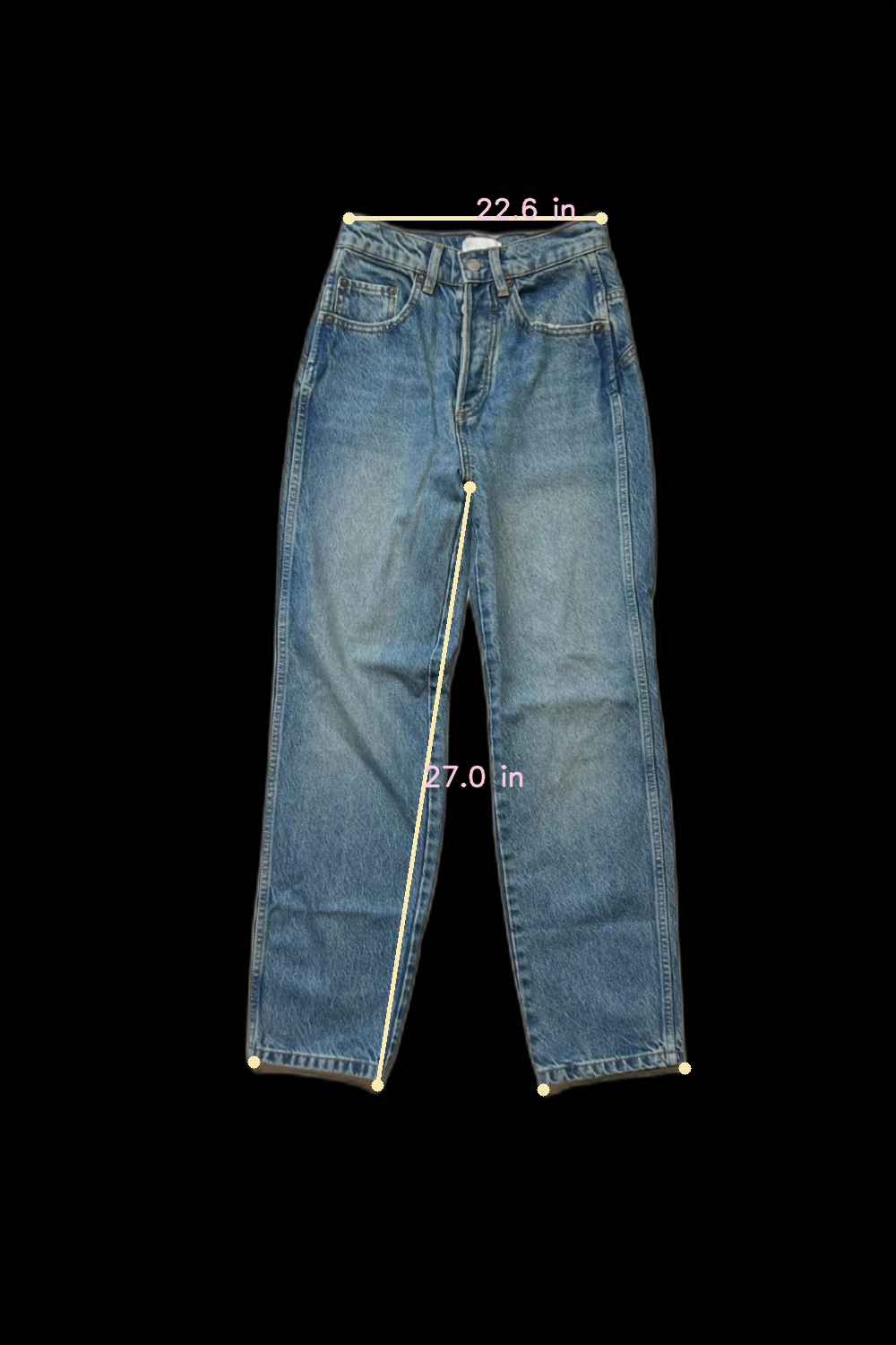 Boyish - Blue Light Wash Mom Jeans