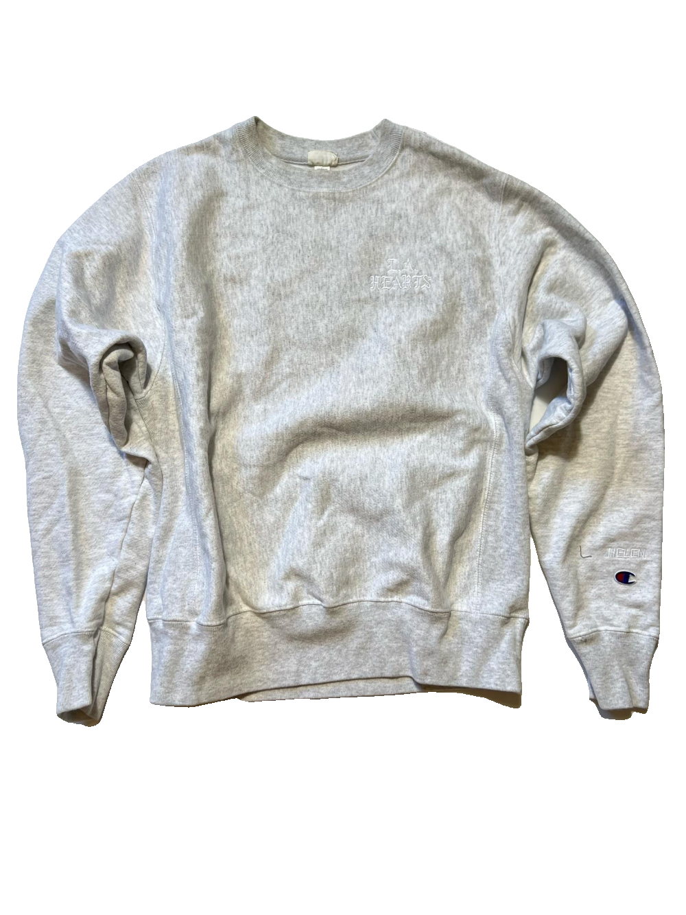 Champion - Gray LA Hearts Sweater