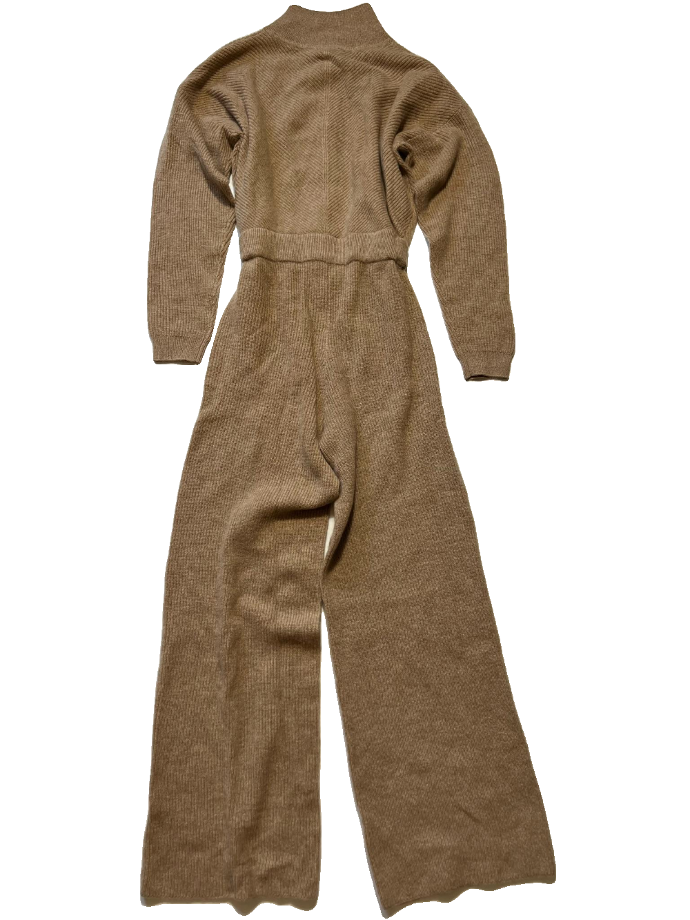 Filoro - Tan Cashmere Jumpsuit - NEW WITH TAGS