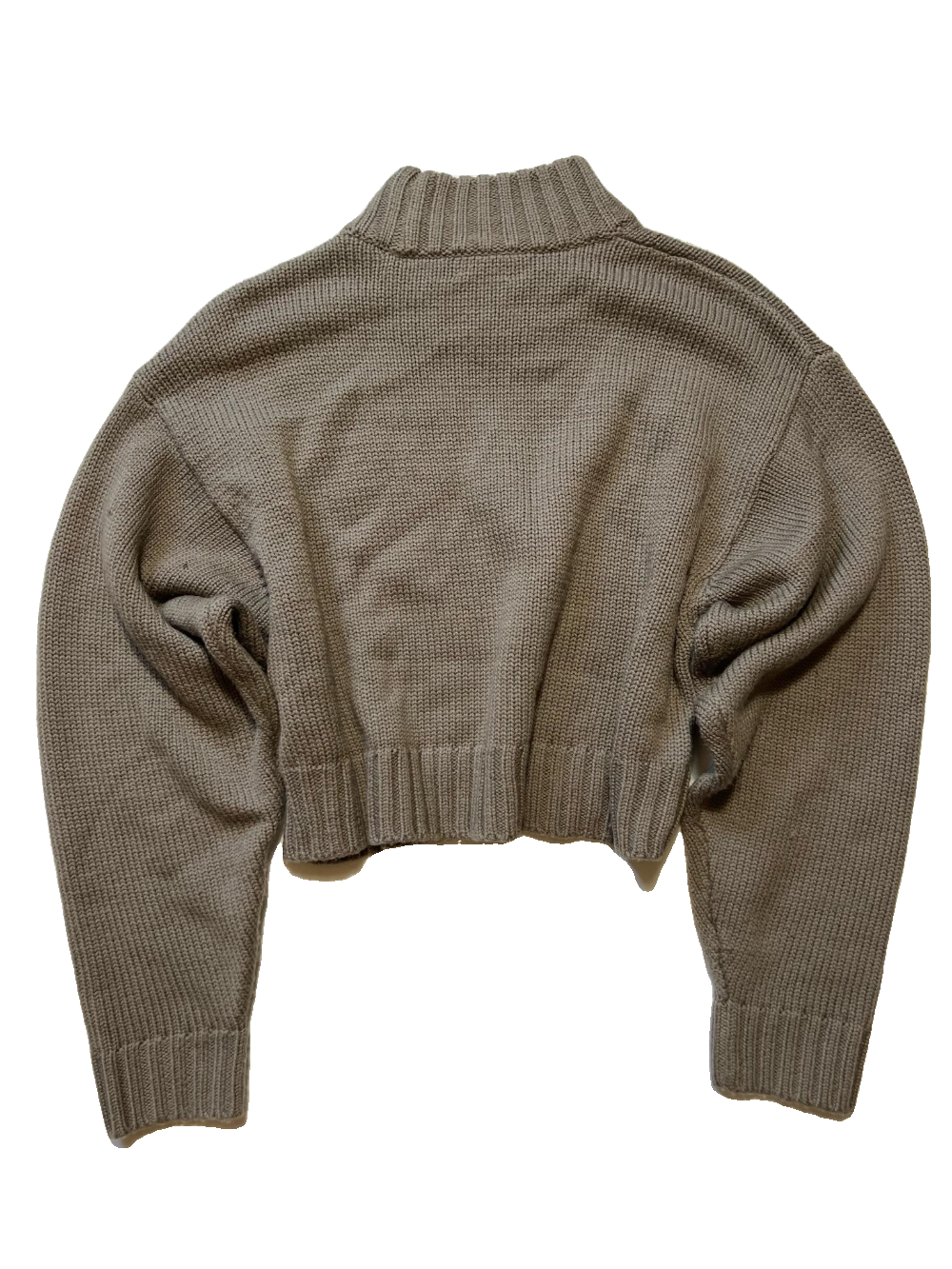 Wilfred Free - Brown Crop Turtleneck