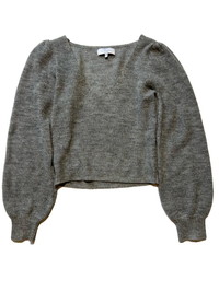 L'Academie - Gray V Neck Sweater