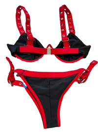 FAE - Black and Red Bikini - NEW WITH TAGS