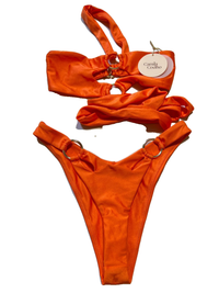 Camila Coelho - Orange Criss Cross One Piece- NEW WITH TAGS