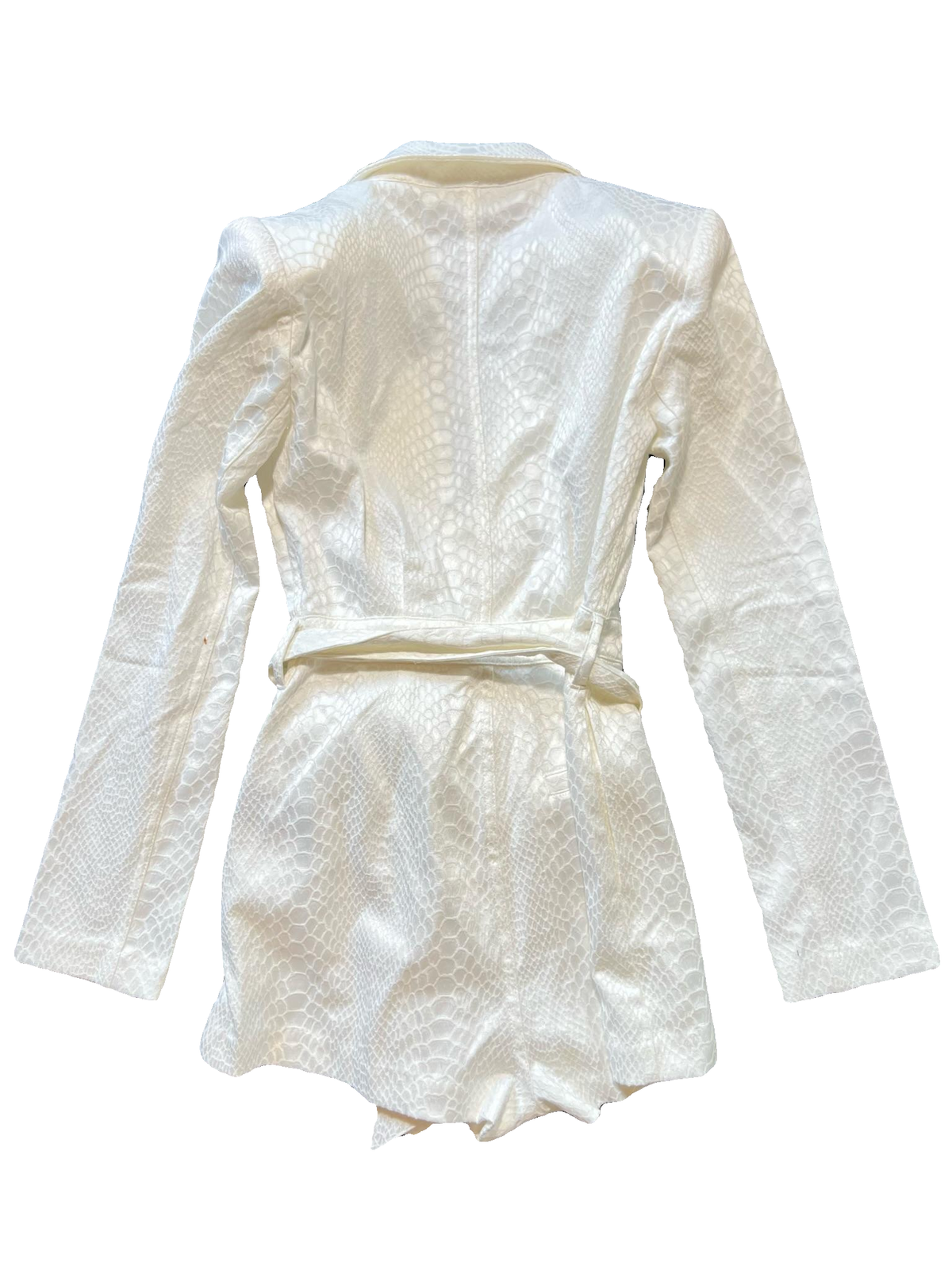 Michael Costello x Revolve - White Blazer Romper - NEW WITH TAGS