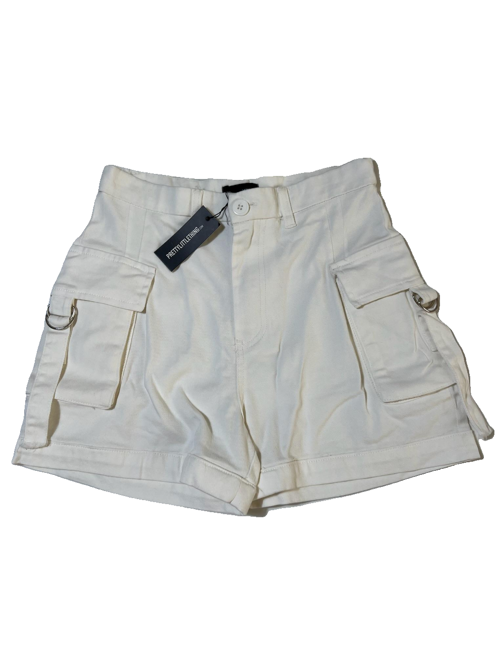 Pretty Little Thing - Woven Twill Pocket Detail Cargo Shorts