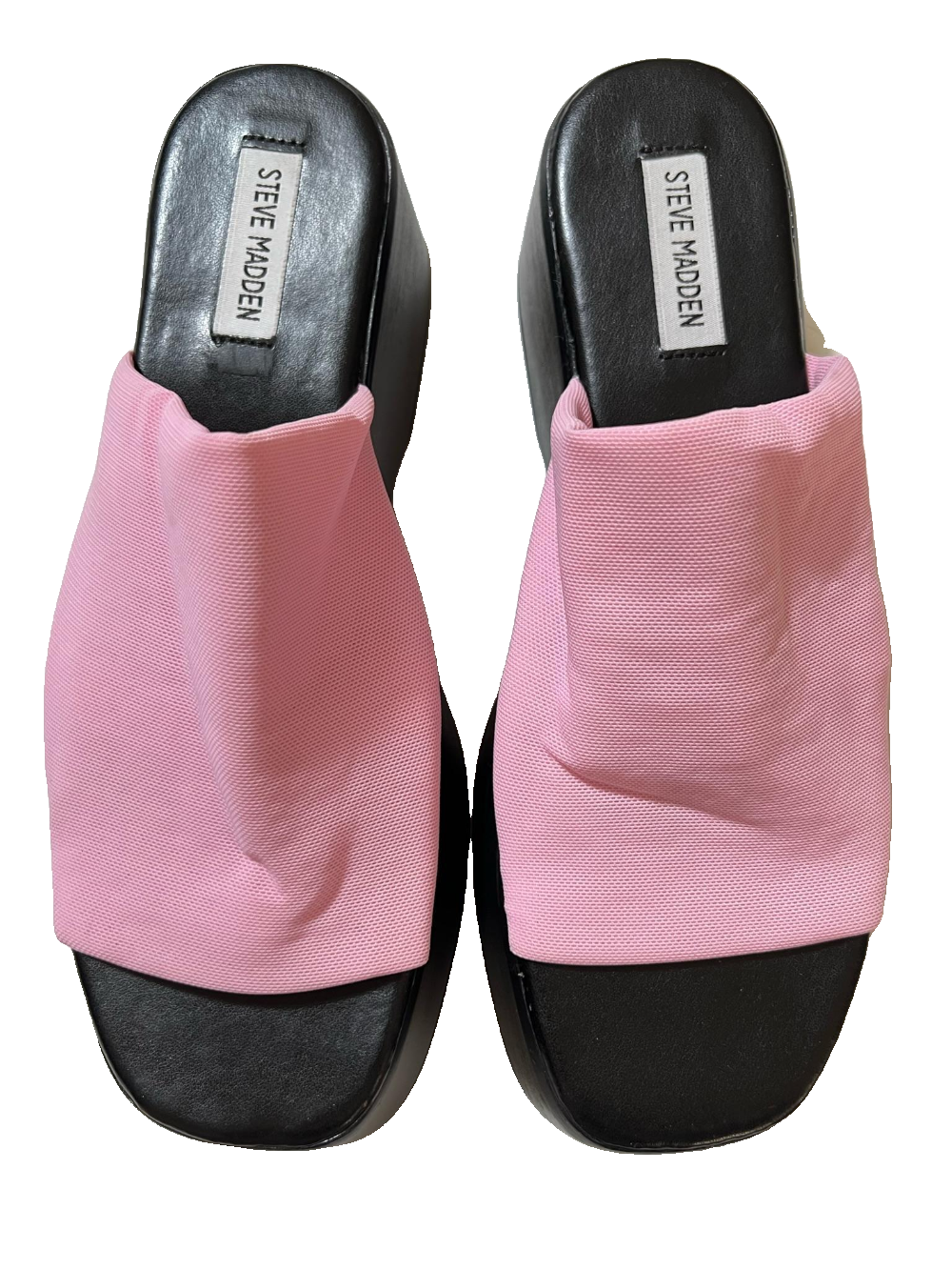 Steve Madden- Pink Mesh Sandals