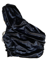 House of Harlow 1960- Dark Blue One Shoulder Crop NEW WITH TAGS