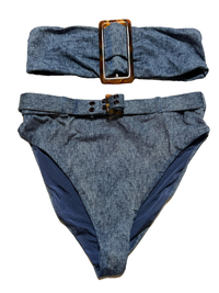 We Wore What - Blue Bikini NEW WITH TAGS
