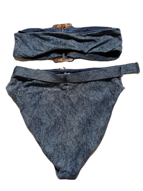 We Wore What - Blue Bikini - NEW WITH TAGS