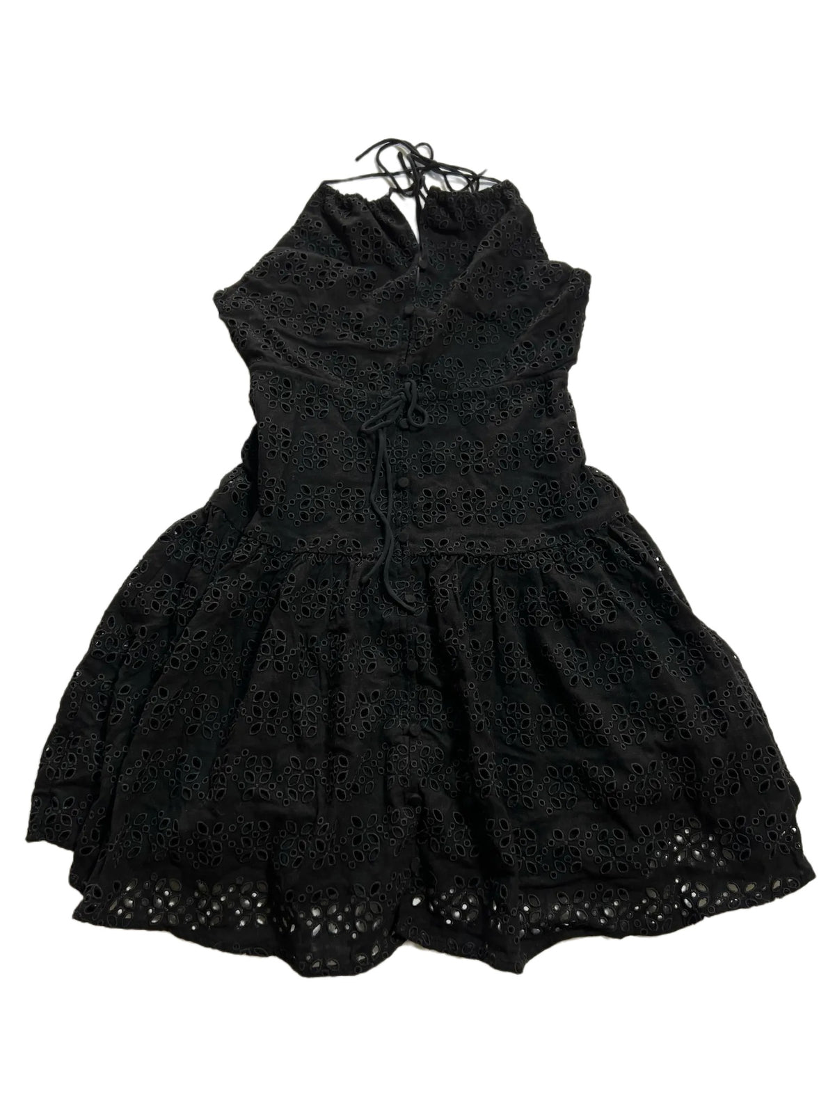J Crew- Black Lace Halter Mini Dress NEW WITH TAGS!