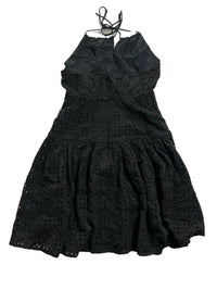 J Crew- Black Lace Halter Mini Dress NEW WITH TAGS!