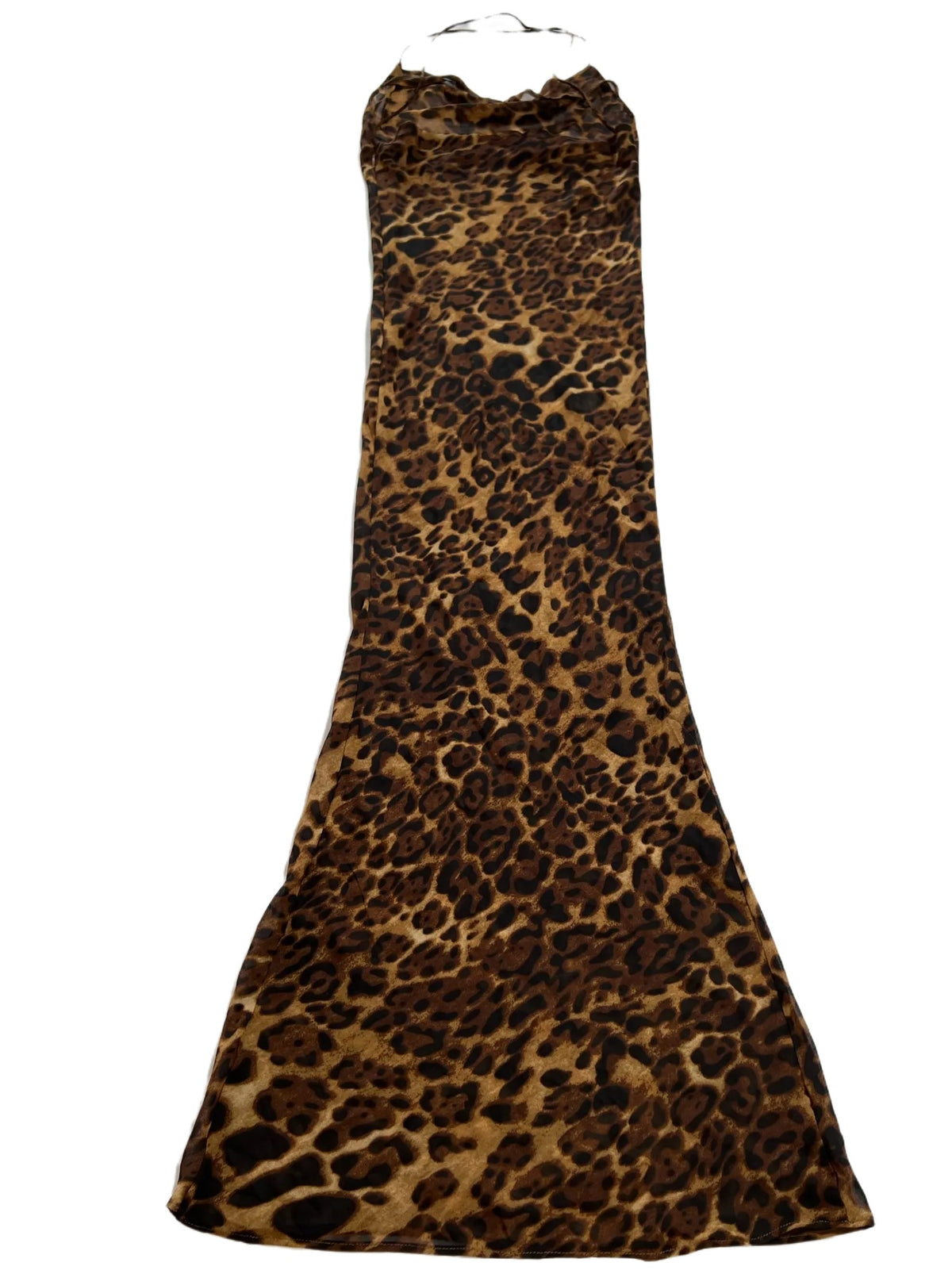 Fashion Nova- Cheetah Print Maxi Dress