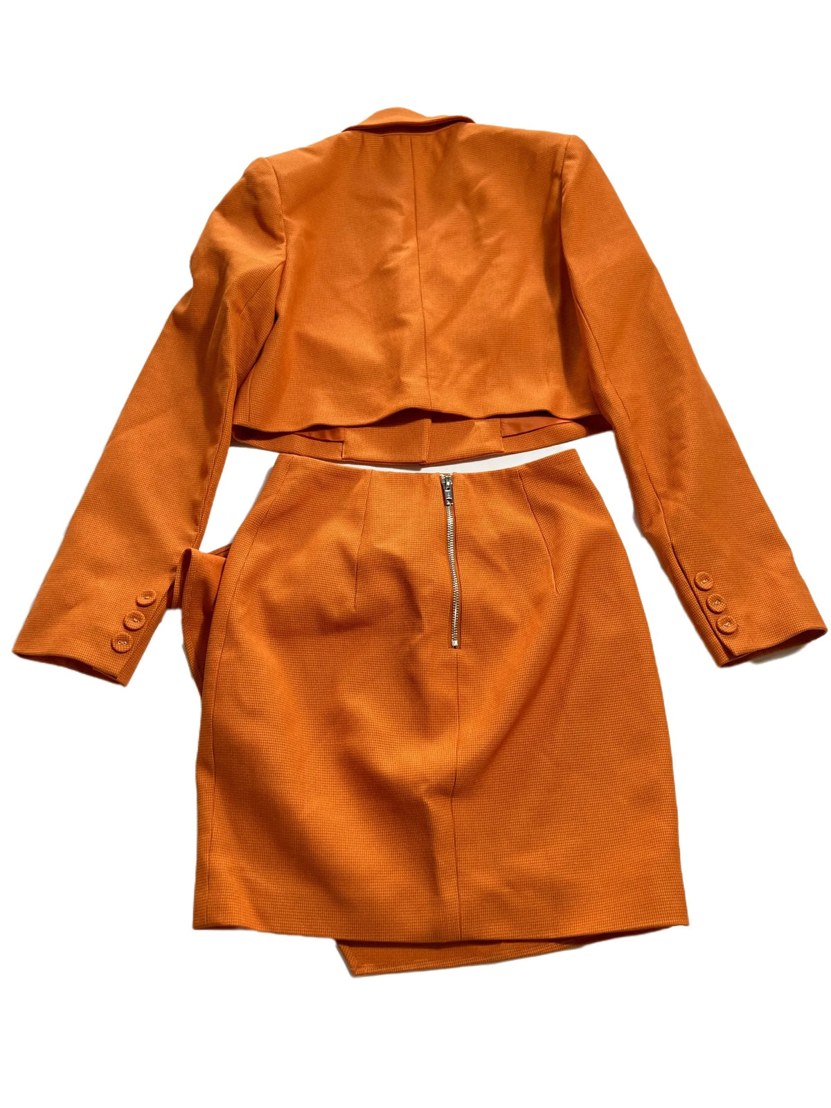 Mossman- Orange "Take Me Higher" Blazer and Mini Skirt Matching Set New With Tags!