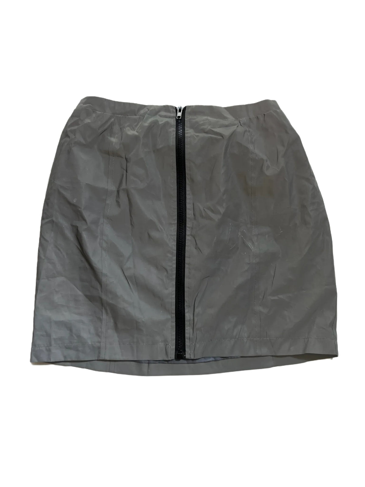 WFFS- Reflective Silver Mini Skirt