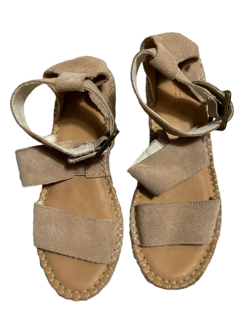 Soludos- Tan Platform Sandals