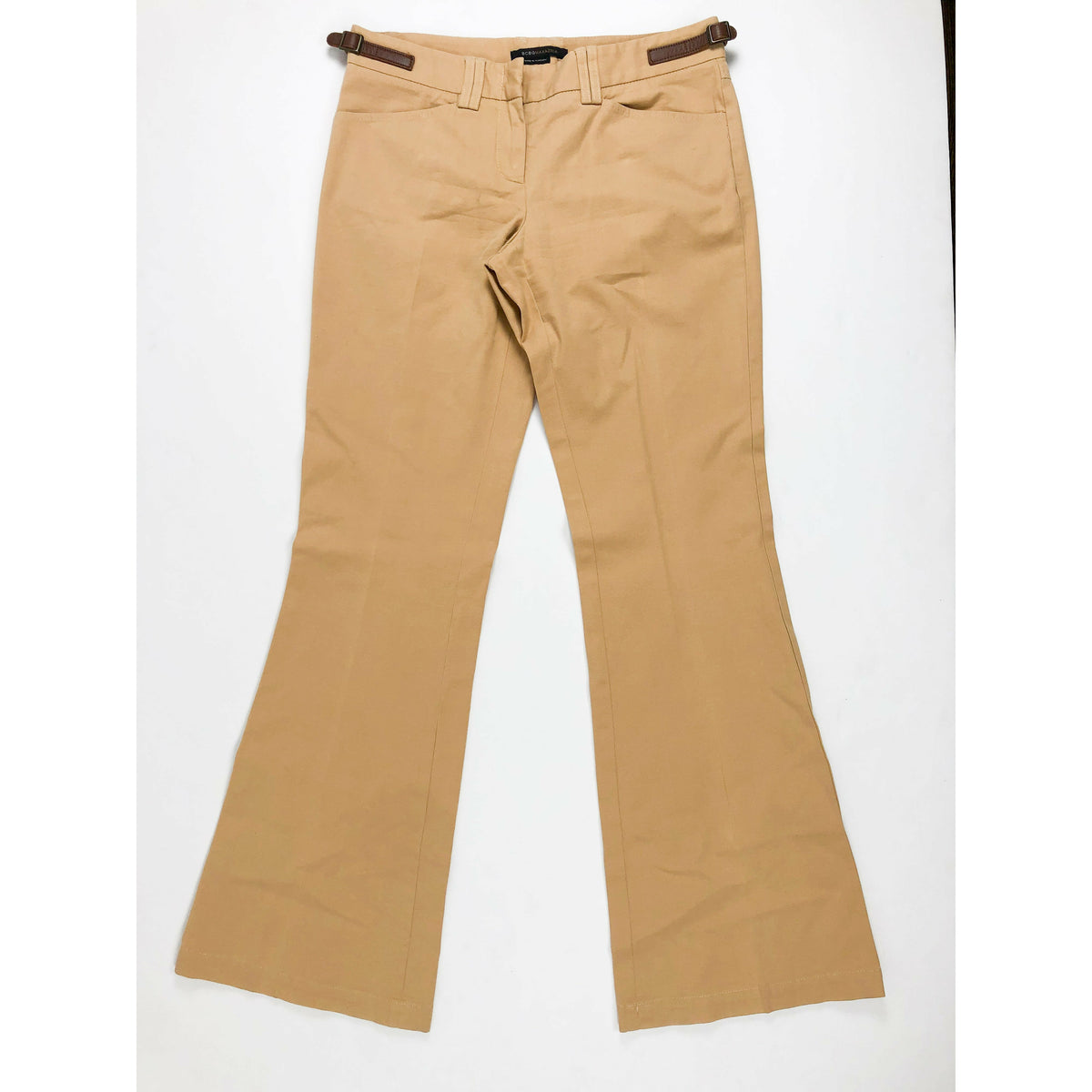 BCBG MAX AZRIA - Tan pants with belt attached