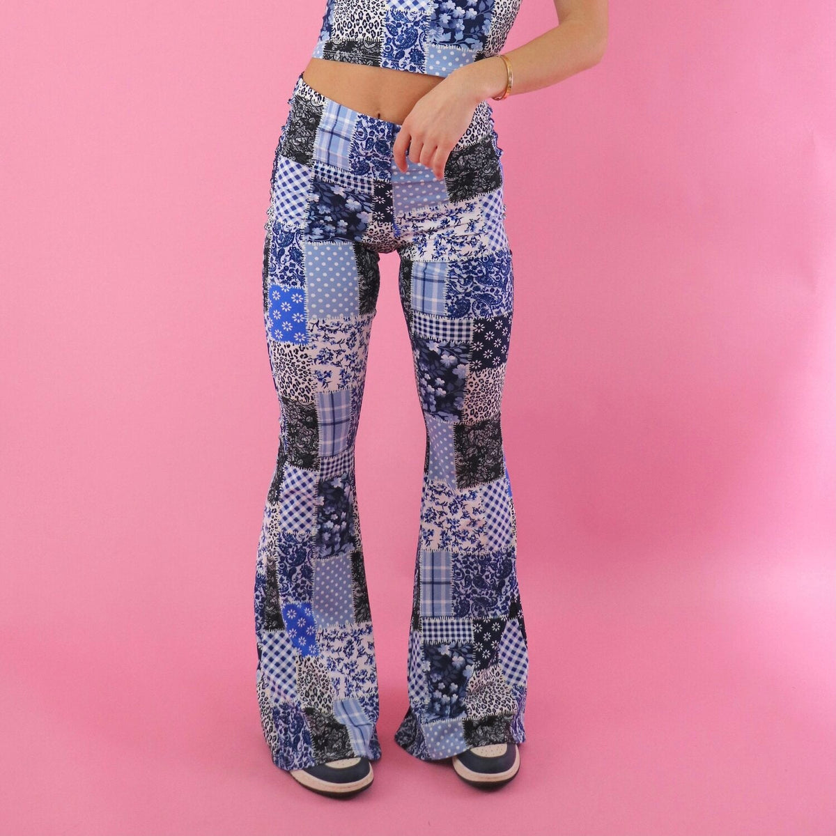 Steph Patchwork Print Pants FINAL SALE