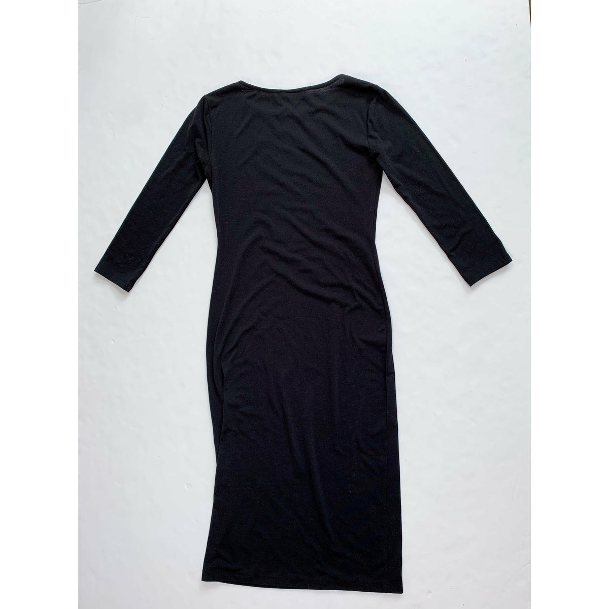 Fury - Black Half Sleeve Maxi Dress