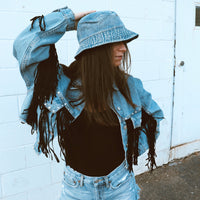 Denim Bucket Hat FINAL SALE