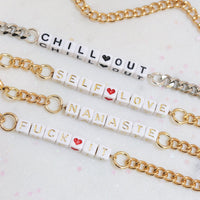 Quote It Mask Chain FINAL SALE