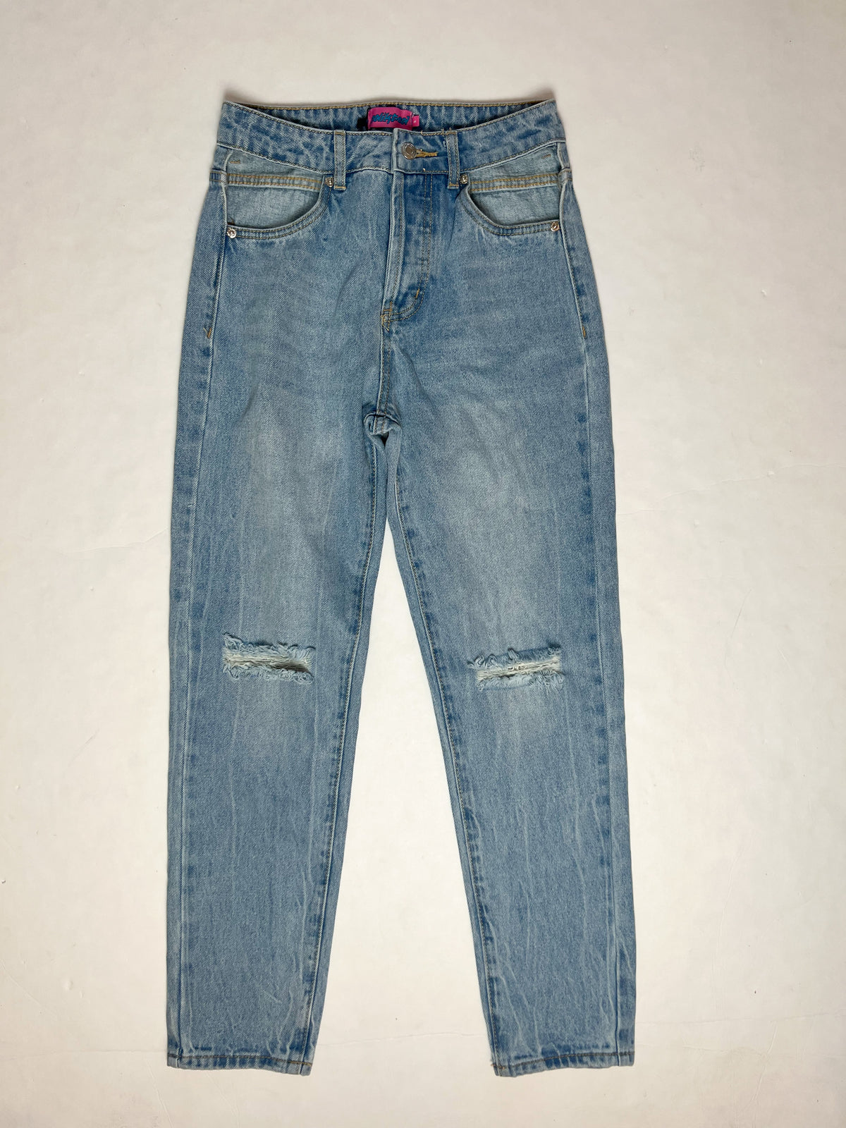 Edikted High Rise Distressed Jeans - NEW WITH TAGS