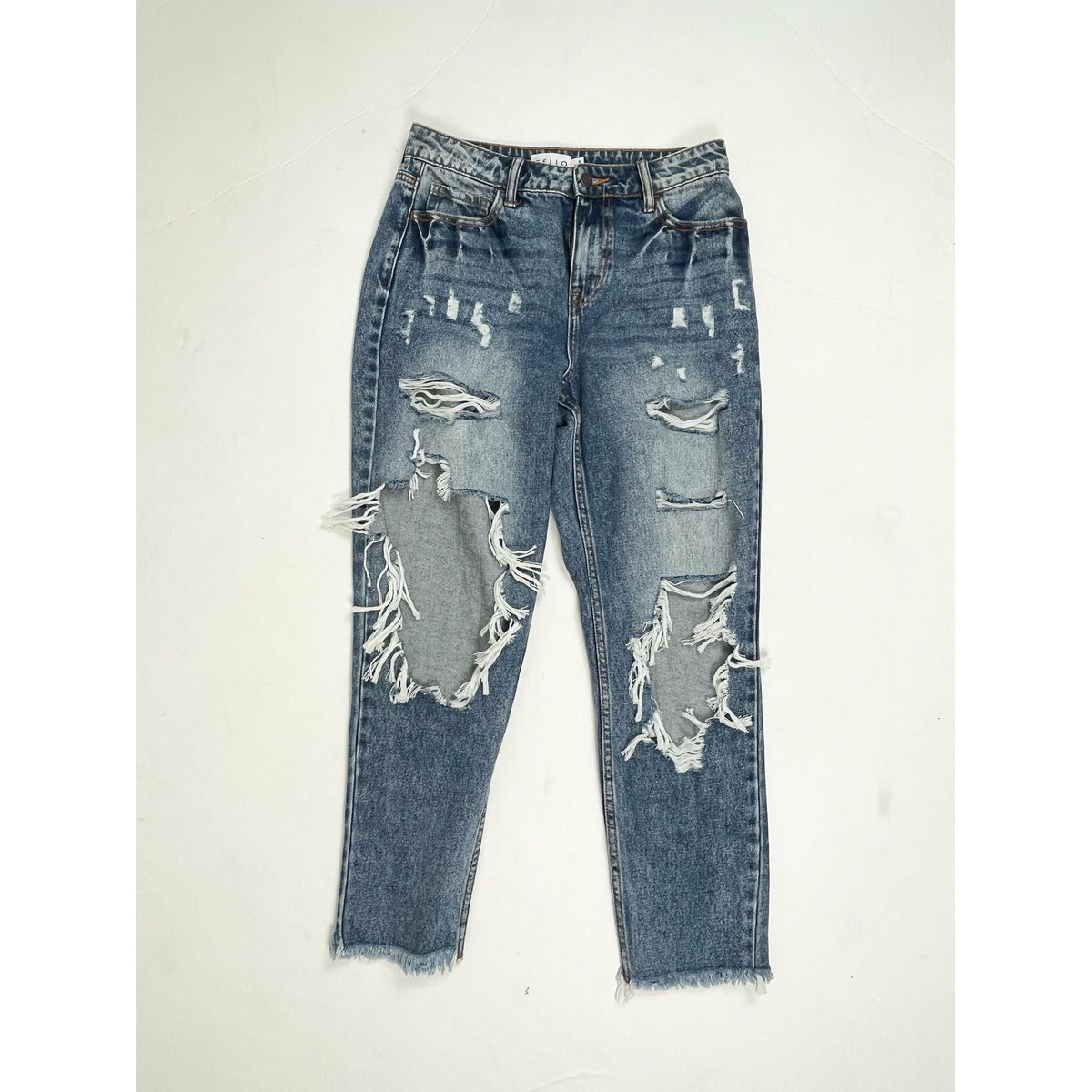 Cello Distressed Jeans - Cropped Ankle