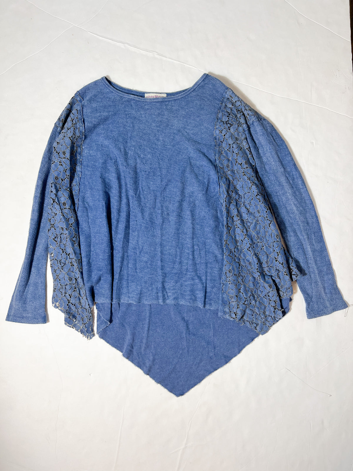 Altar'd State- Blue Lace Long Sleeve