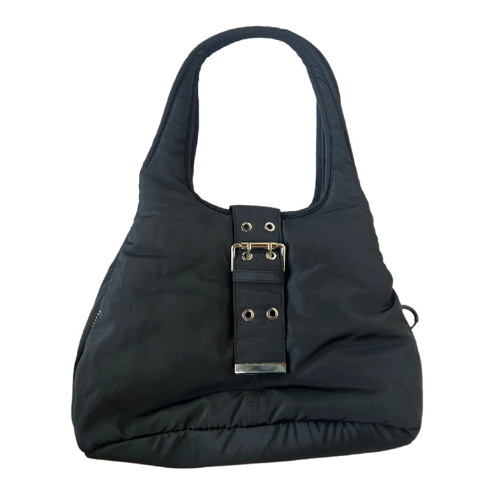 Black Puffer Hand Bag