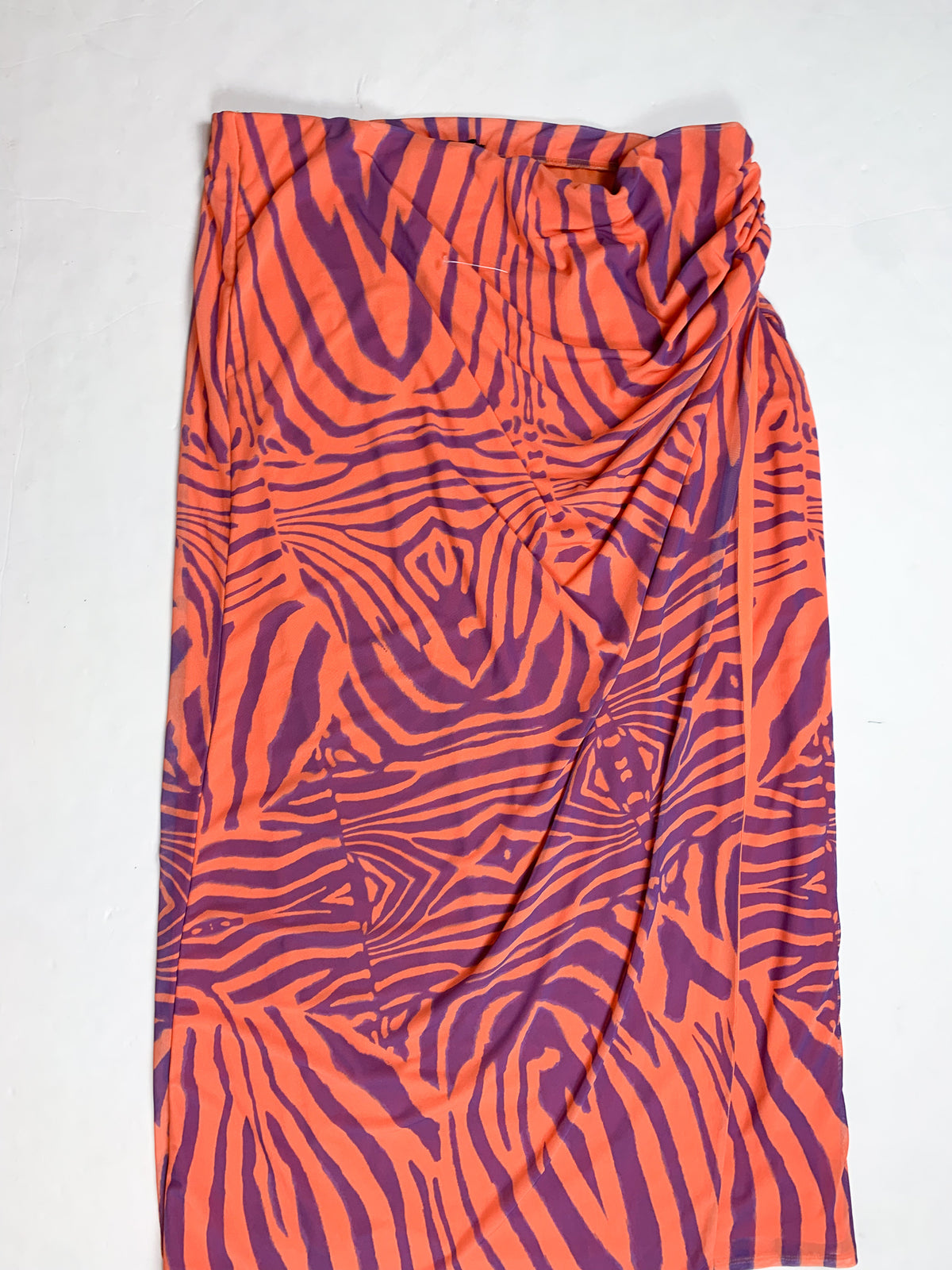 AFRM - Orange Zebra Maxi Skirt