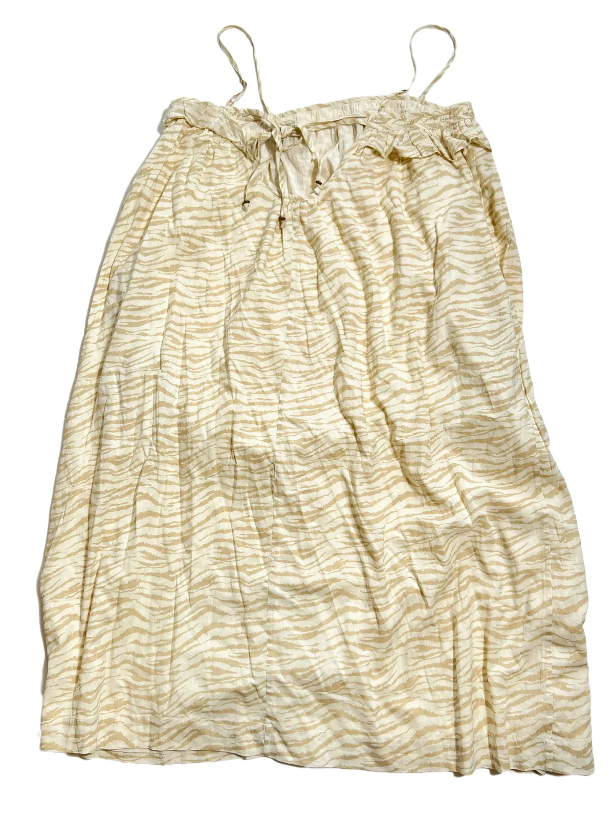 Tularosa- Tan Printed Sleeveless Maxi Dress - NEW WITH TAGS