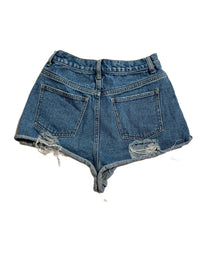 Light Washed High Waisted Jean Shorts