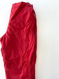 Vintage Red Ski Pants with Leg Zippers
