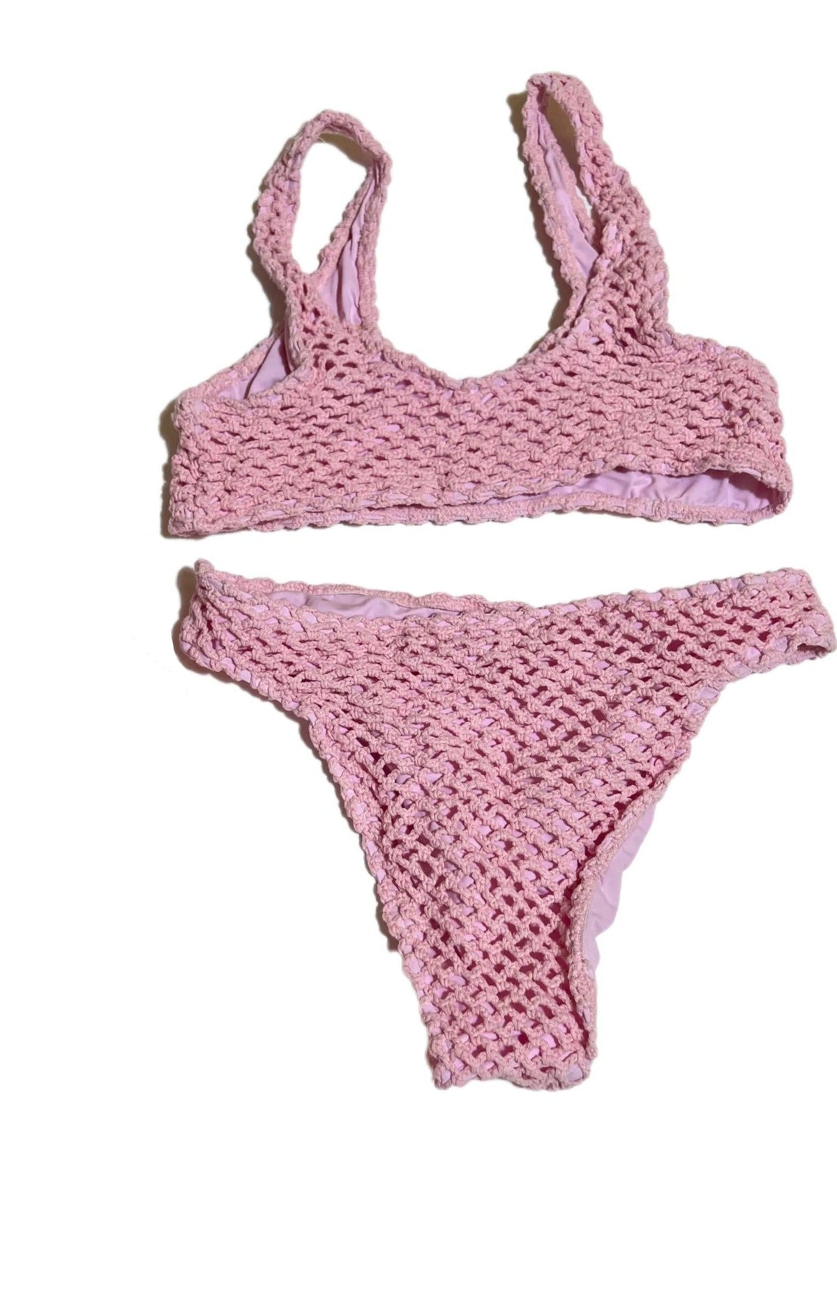 Aro- Pink Crochet Bikini
