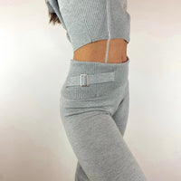 Selina Grey Knit Pants FINAL SALE