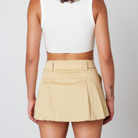 Aubrey Pleated Cargo Mini Skirt FINAL SALE