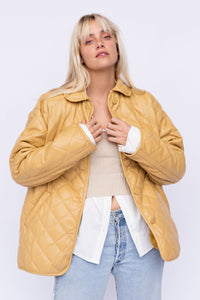 Amour Quilted Leather Jacket-Coat FINAL SALE