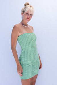 Kiwi Knit Cable Knit Tube Dress FINAL SALE