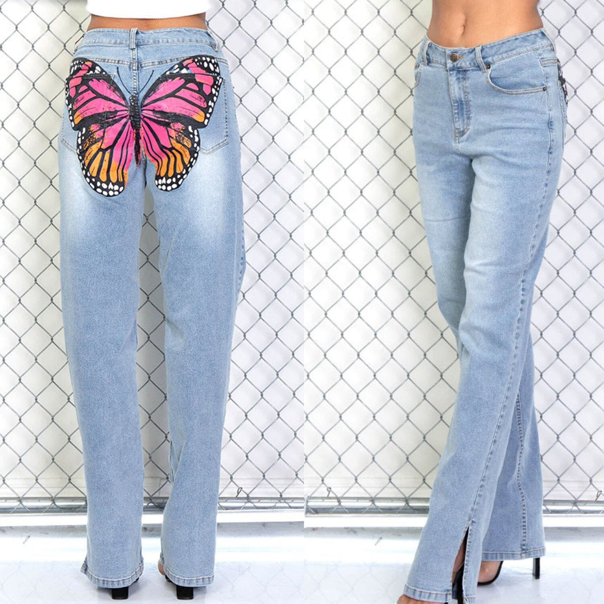 Butterfly Kisses Denim FINAL SALE