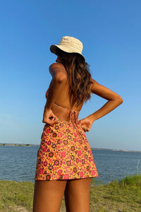 In the Tropics Retro Floral Sarong FINAL SALE